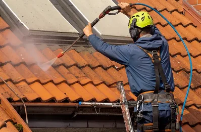 Démoussage et hydrofuge de toiture à Ochtezeele